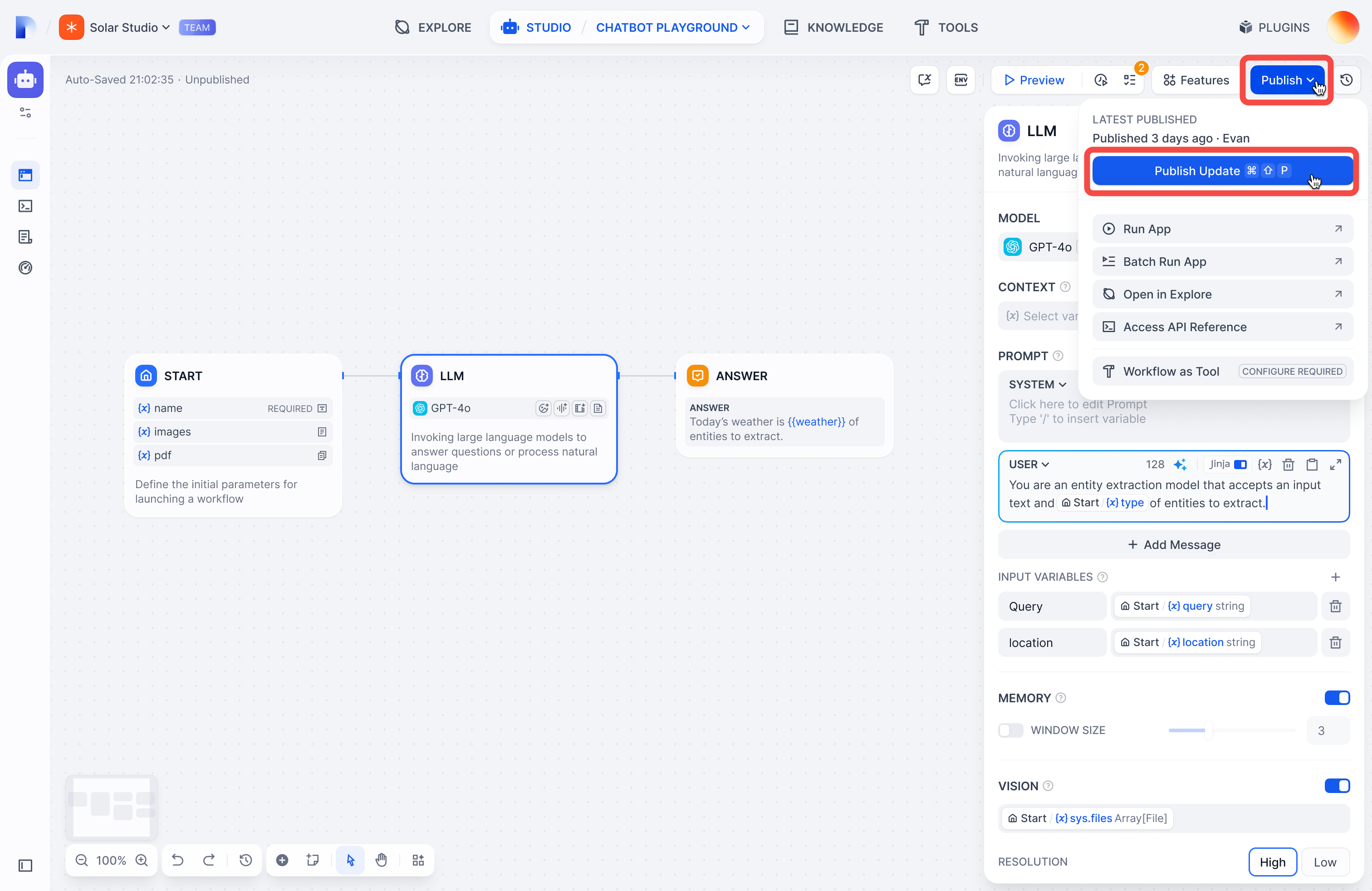 Publish new version