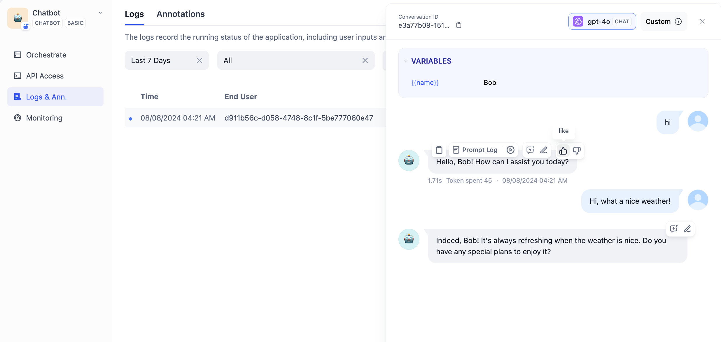 Mark logs to improve your app