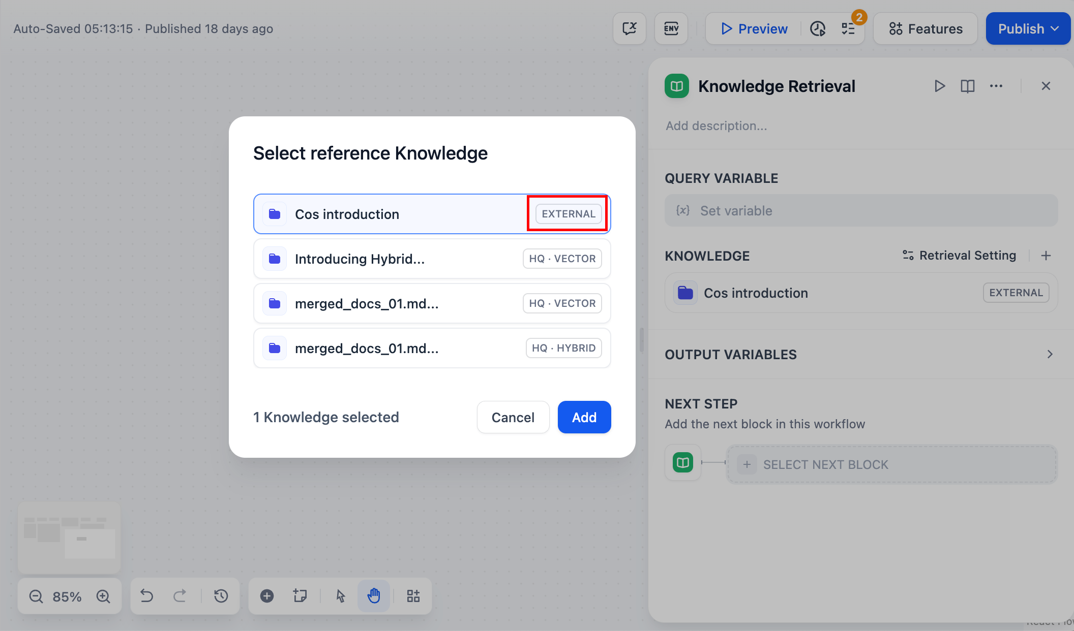 Chatflow / Workflow