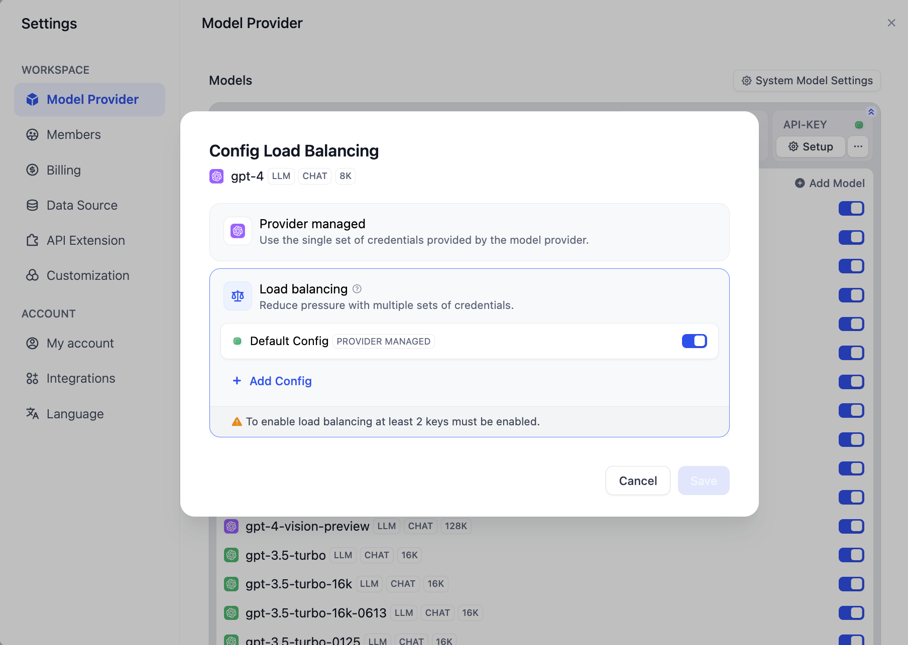 Configuring Load Balancing
