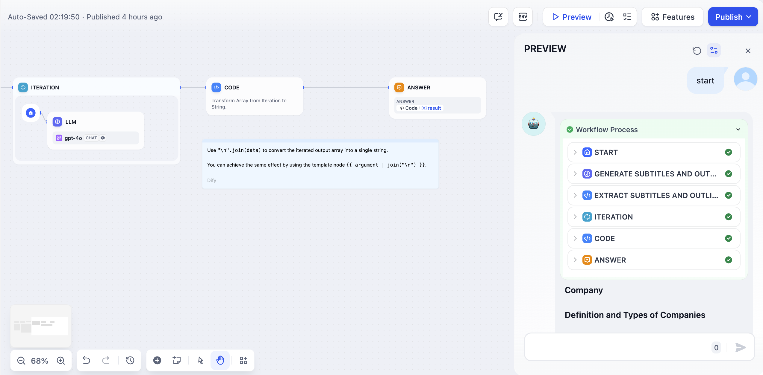 Generate by Iterating Through Story Chapters