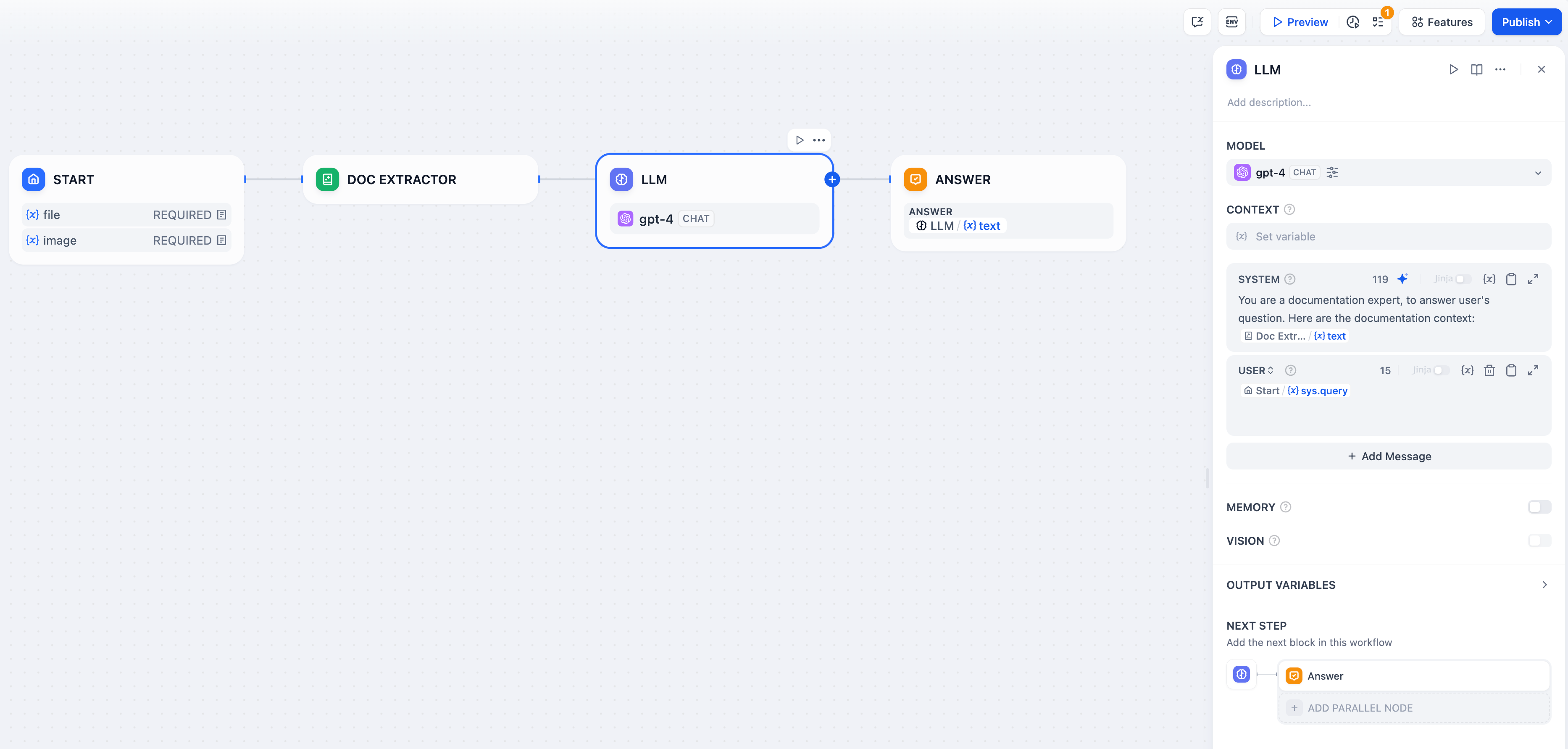 Chatpdf workflow