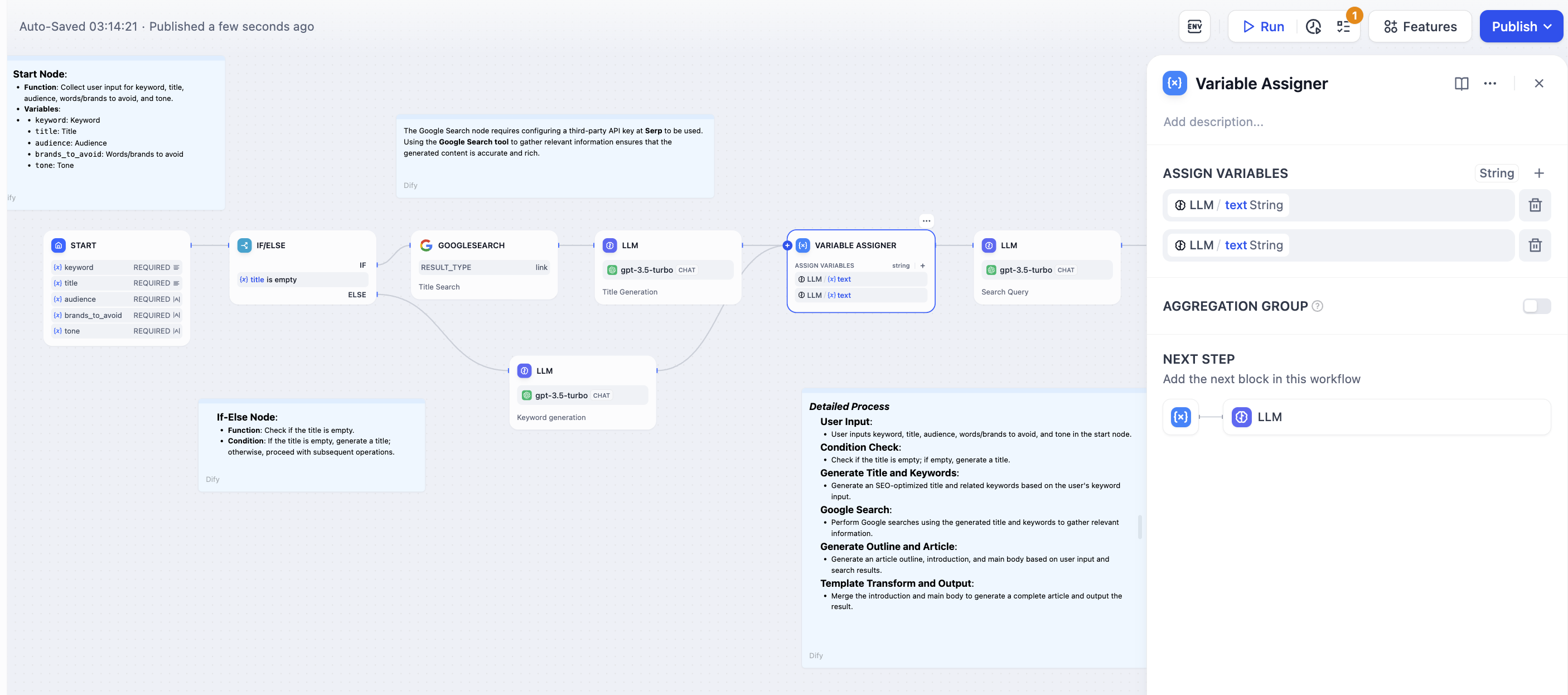 Multi-Branch Aggregation after Conditional Branching